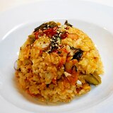 高菜・豆板醤・山椒でピリ辛！高菜のピリ辛チャーハン